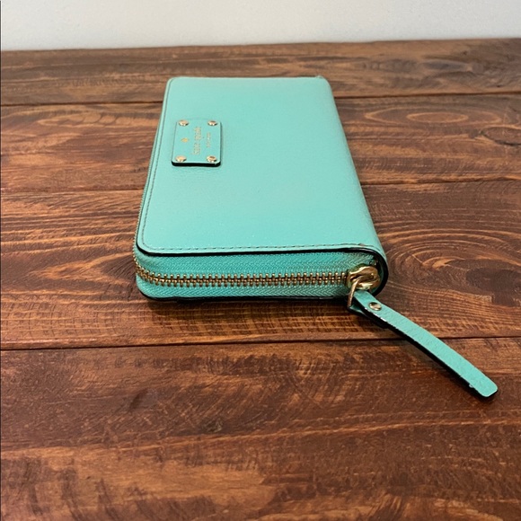 Kate Spade Aqua Leather Wallet - Picture 9 of 16